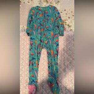 Posh Peanut x Lisa Frank Dancing Dolphins Onesie ruffle footie Pajamas
